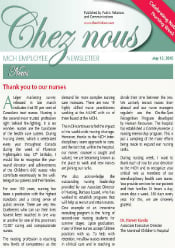 Chez nous – May 2010