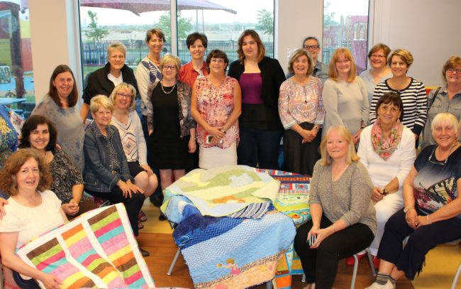 Mothers for Others donates 100 quilts to the Montreal Children’s Hospital’s Pediatric Intensive Care Unit (PICU)