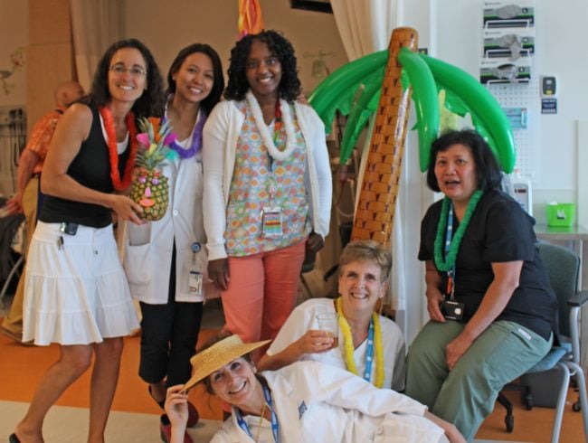 Beach party in the Hemodialysis Unit