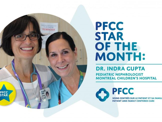 PFCC Star of the Month: Dr. Indra Gupta, Pediatric Nephrologist