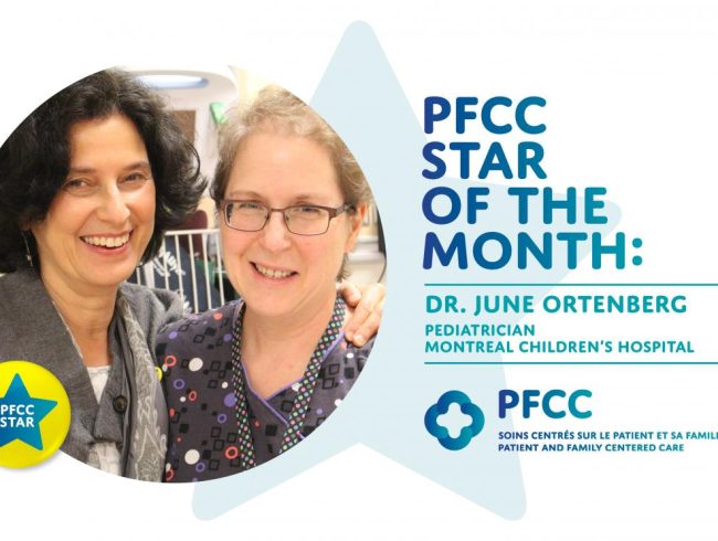 PFCC Star of the Month: Dr. June Ortenberg, Pediatrician