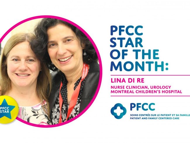 PFCC Star of the Month: Lina Di Re, Nurse Clinician