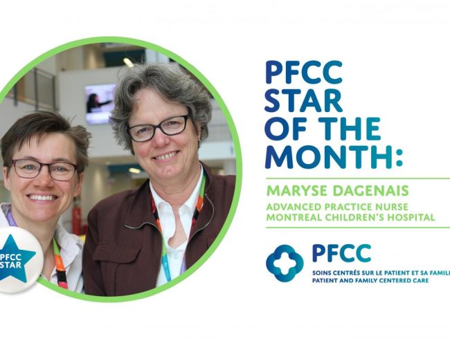 PFCC Star of the month: Maryse Dagenais, Advanced Practice Nurse