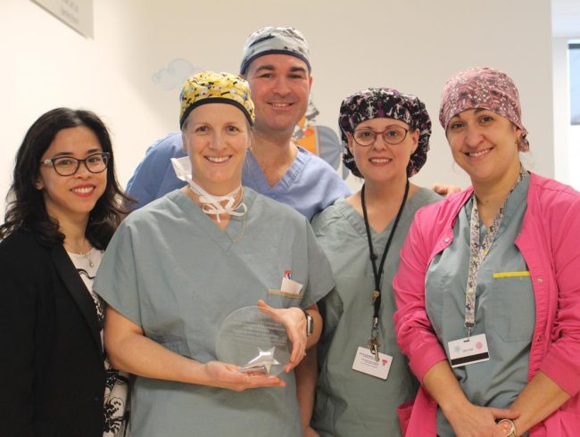 MCH Operating Room (OR) team awarded prestigious Excellence in care prize from the FMSQ’s annual Interdisciplinary Educational Day (IED)