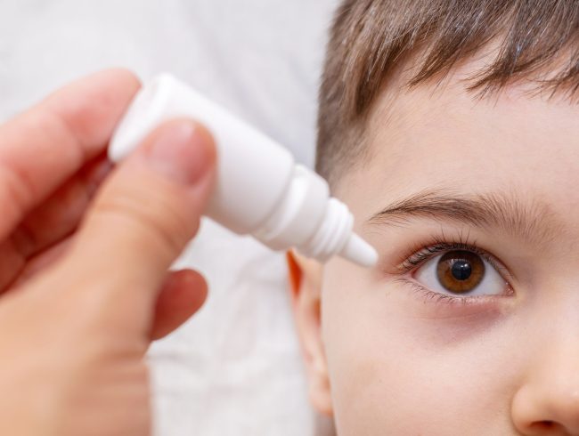 Hand-eye coordination: the right way to give eye-drop medication to your child