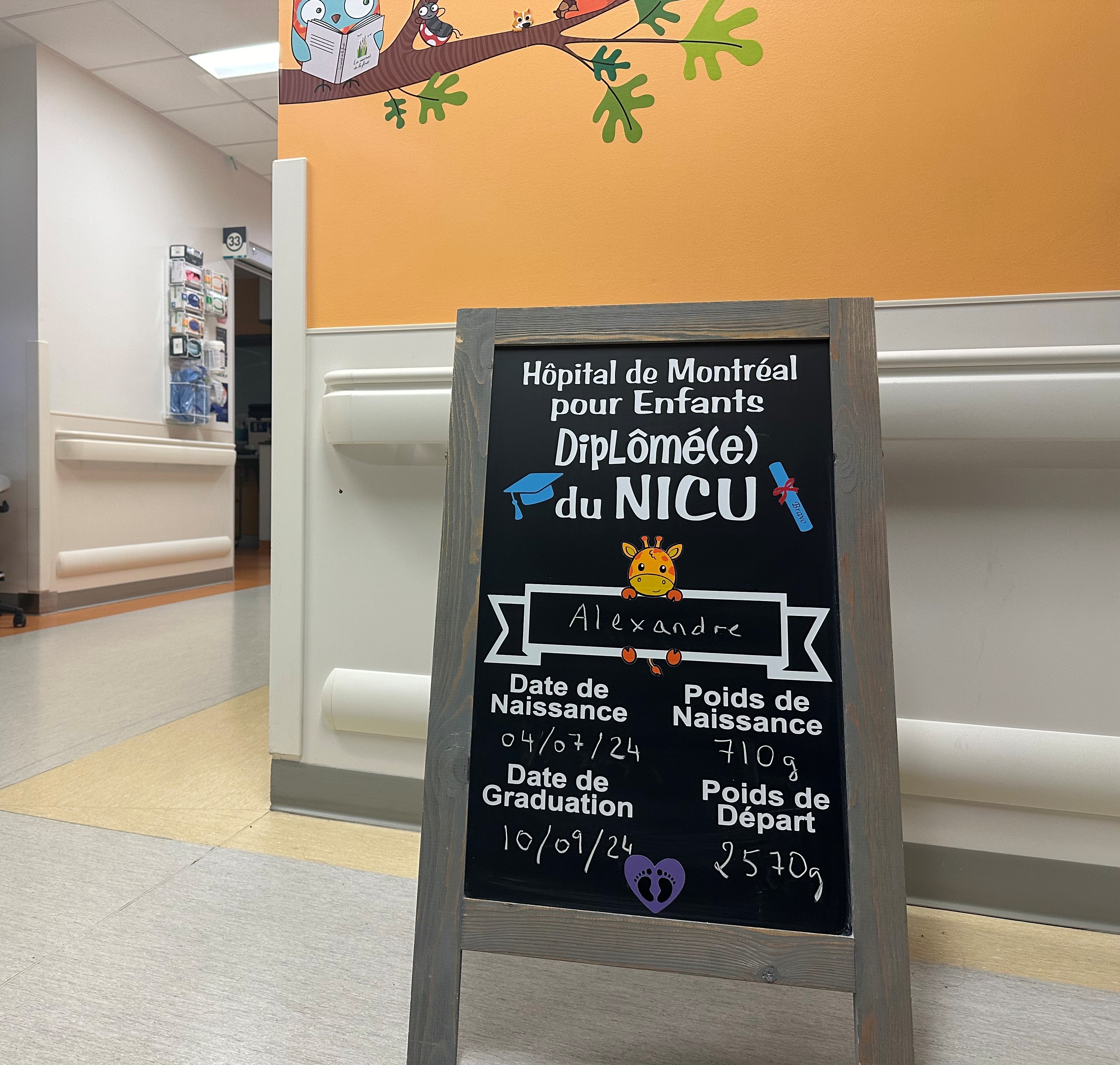 Preparing to leave the NICU